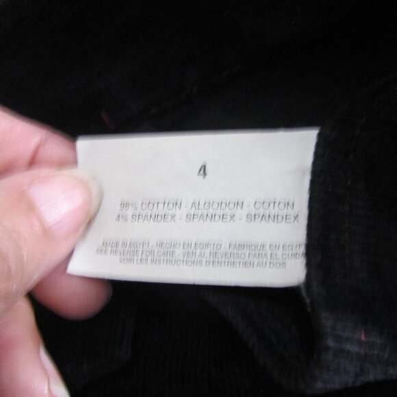 GLORIA Brown Corduroy Pants sz. 4 - Picture 5 of 8